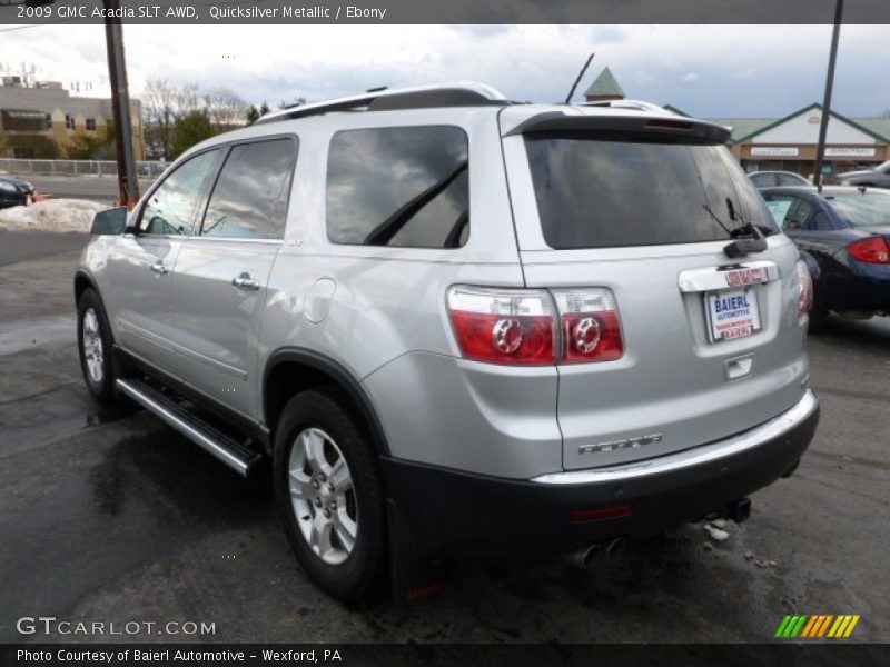 Quicksilver Metallic / Ebony 2009 GMC Acadia SLT AWD