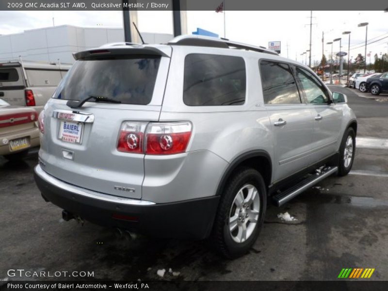 Quicksilver Metallic / Ebony 2009 GMC Acadia SLT AWD