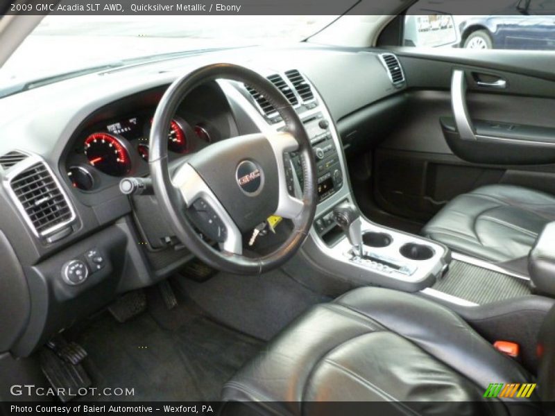 Quicksilver Metallic / Ebony 2009 GMC Acadia SLT AWD