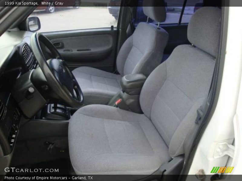 White / Gray 1999 Kia Sportage