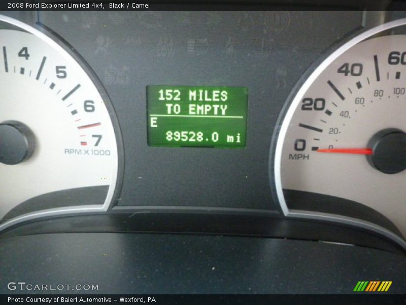 Black / Camel 2008 Ford Explorer Limited 4x4