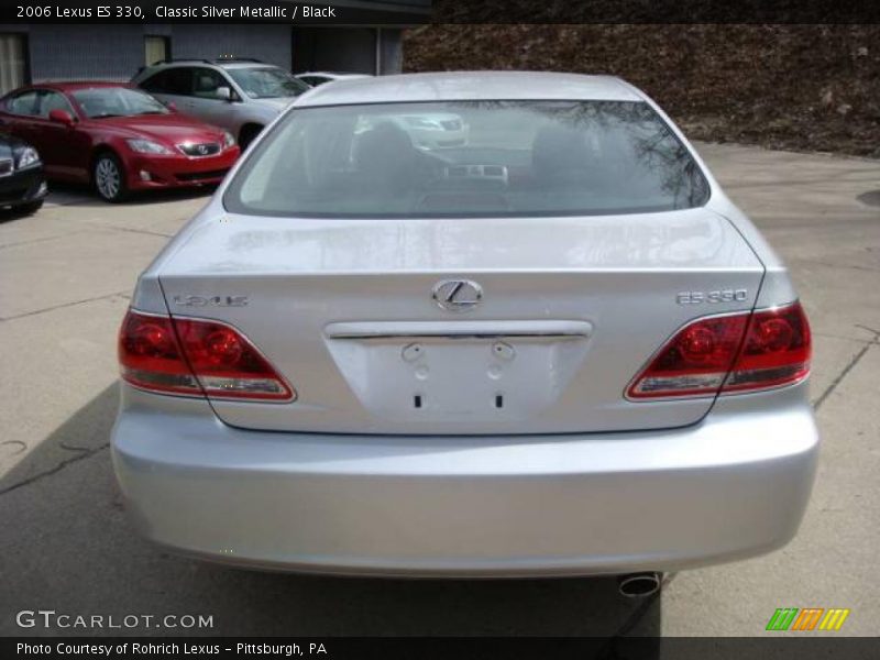 Classic Silver Metallic / Black 2006 Lexus ES 330