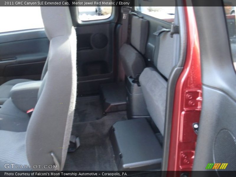 Merlot Jewel Red Metallic / Ebony 2011 GMC Canyon SLE Extended Cab