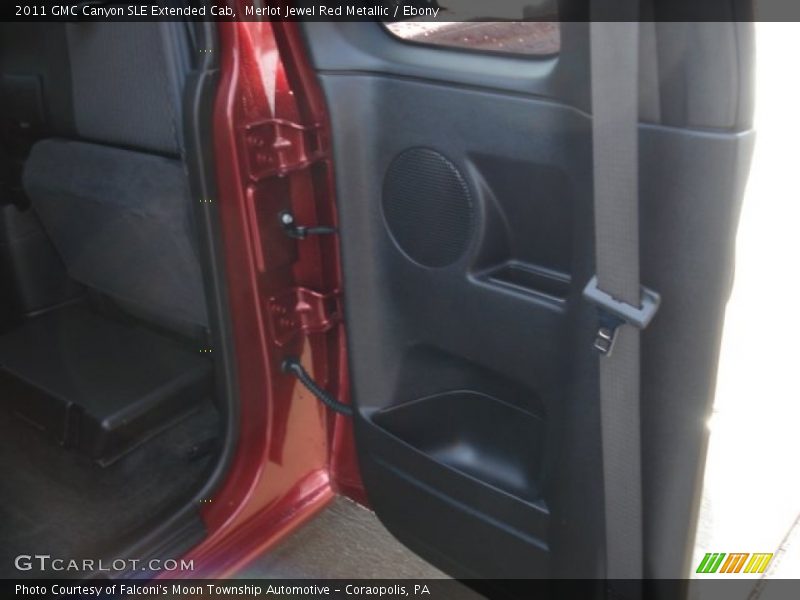 Merlot Jewel Red Metallic / Ebony 2011 GMC Canyon SLE Extended Cab