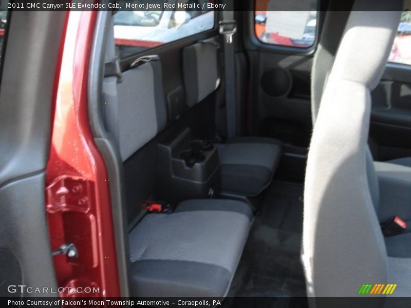 Merlot Jewel Red Metallic / Ebony 2011 GMC Canyon SLE Extended Cab