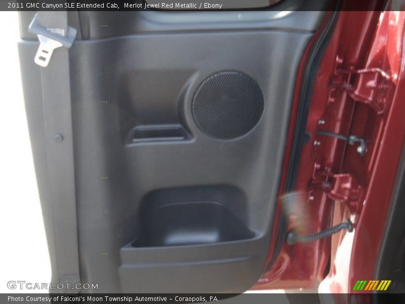 Merlot Jewel Red Metallic / Ebony 2011 GMC Canyon SLE Extended Cab