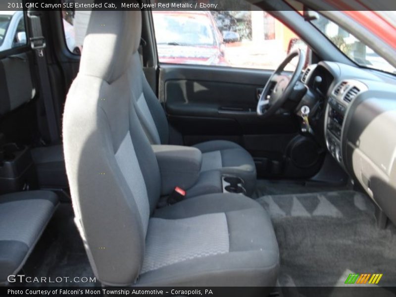Merlot Jewel Red Metallic / Ebony 2011 GMC Canyon SLE Extended Cab