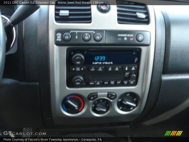Merlot Jewel Red Metallic / Ebony 2011 GMC Canyon SLE Extended Cab