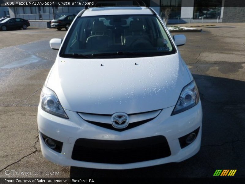 Crystal White / Sand 2008 Mazda MAZDA5 Sport