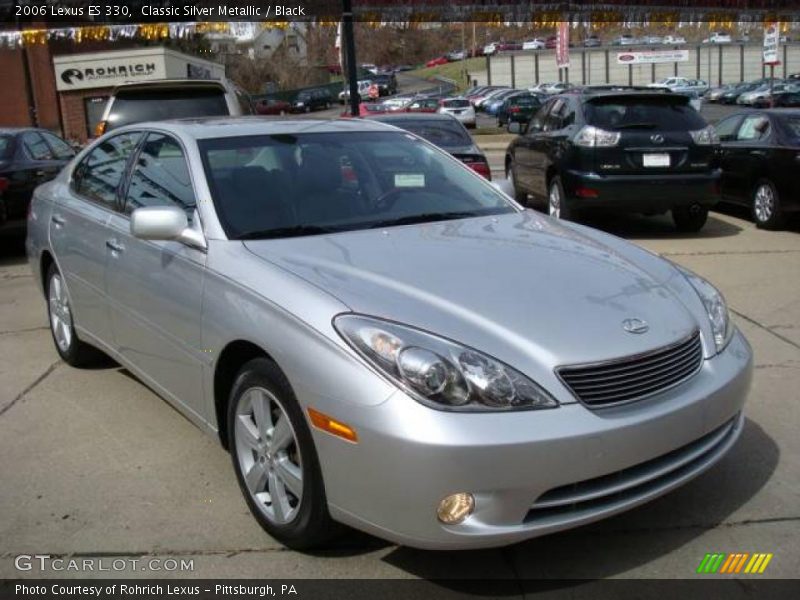 Classic Silver Metallic / Black 2006 Lexus ES 330