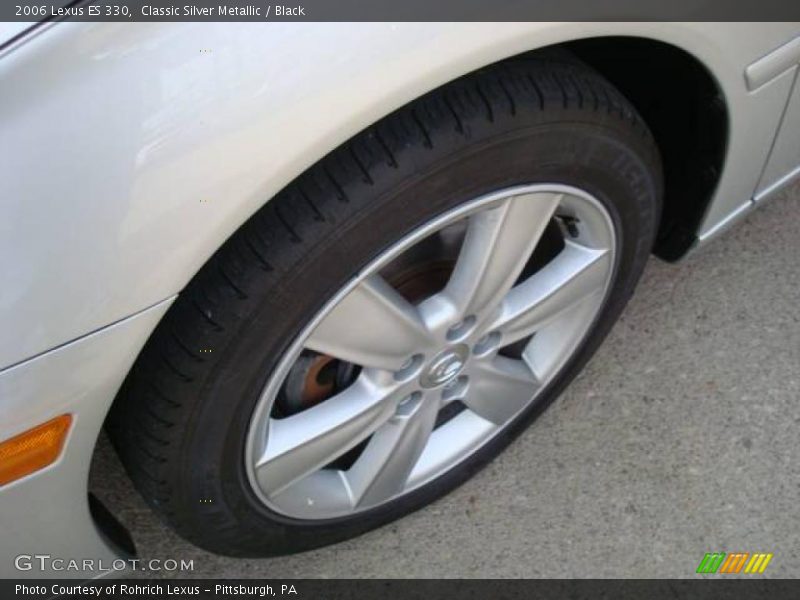 Classic Silver Metallic / Black 2006 Lexus ES 330