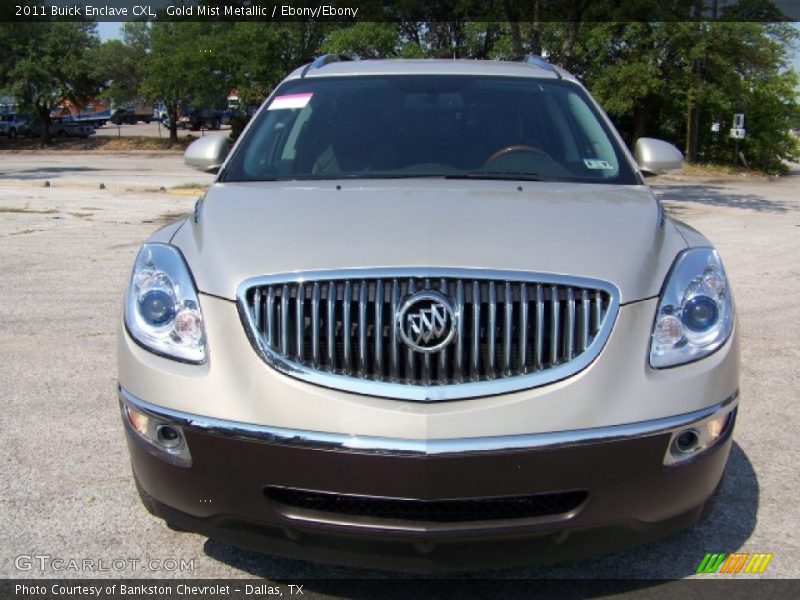 Gold Mist Metallic / Ebony/Ebony 2011 Buick Enclave CXL