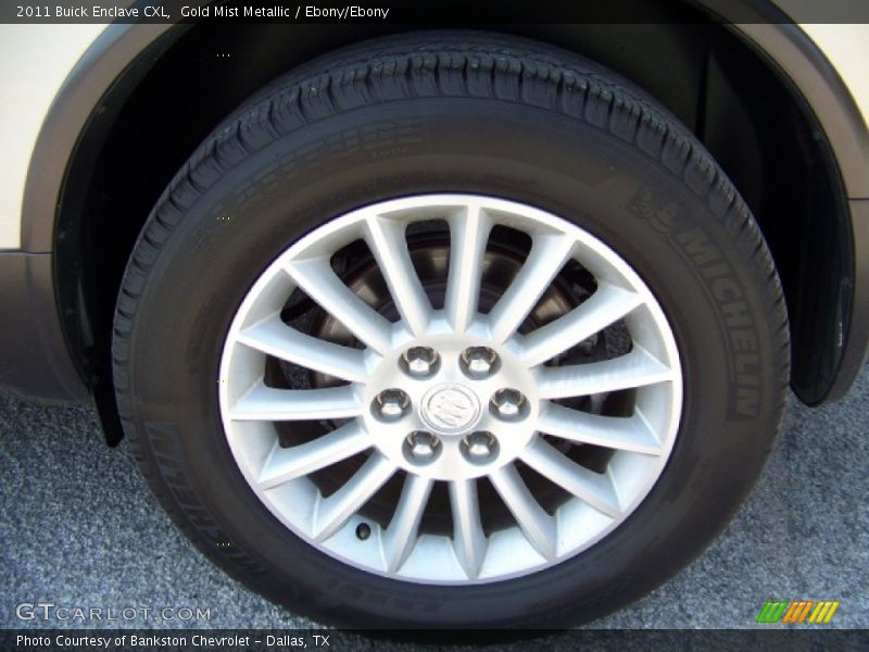 Gold Mist Metallic / Ebony/Ebony 2011 Buick Enclave CXL