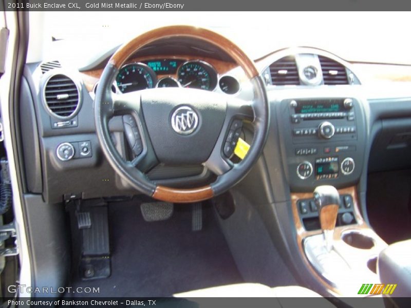 Gold Mist Metallic / Ebony/Ebony 2011 Buick Enclave CXL