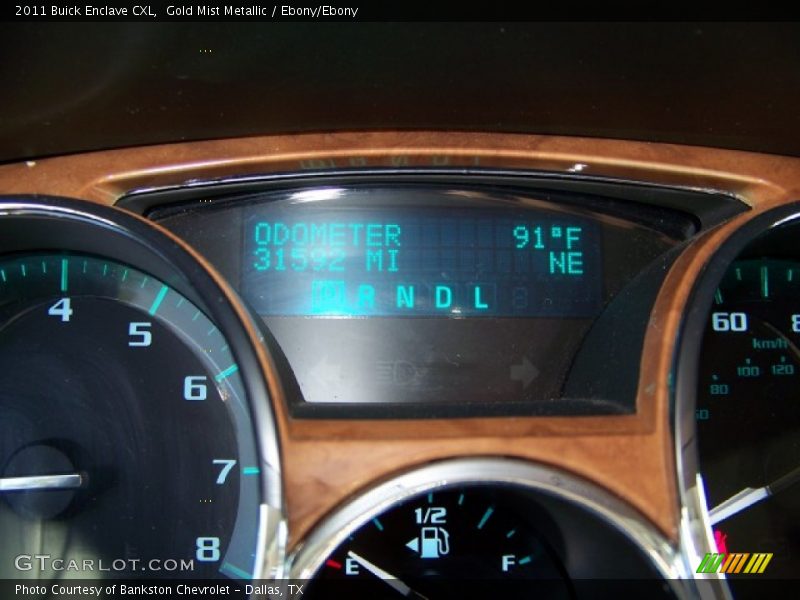 Gold Mist Metallic / Ebony/Ebony 2011 Buick Enclave CXL