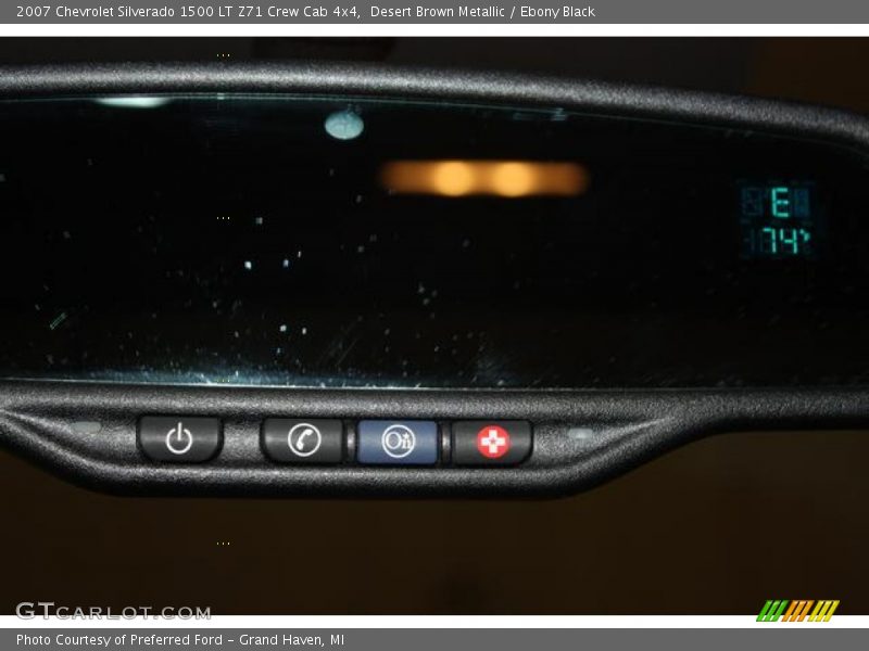 Desert Brown Metallic / Ebony Black 2007 Chevrolet Silverado 1500 LT Z71 Crew Cab 4x4