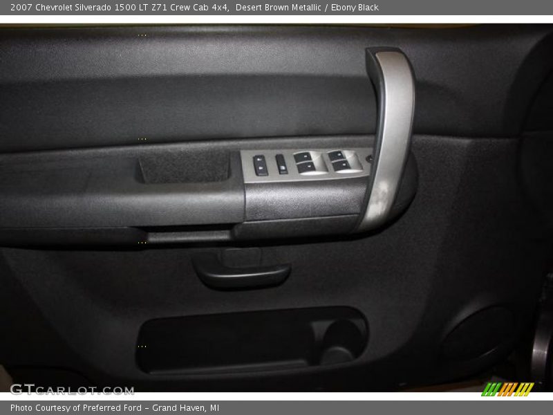 Desert Brown Metallic / Ebony Black 2007 Chevrolet Silverado 1500 LT Z71 Crew Cab 4x4