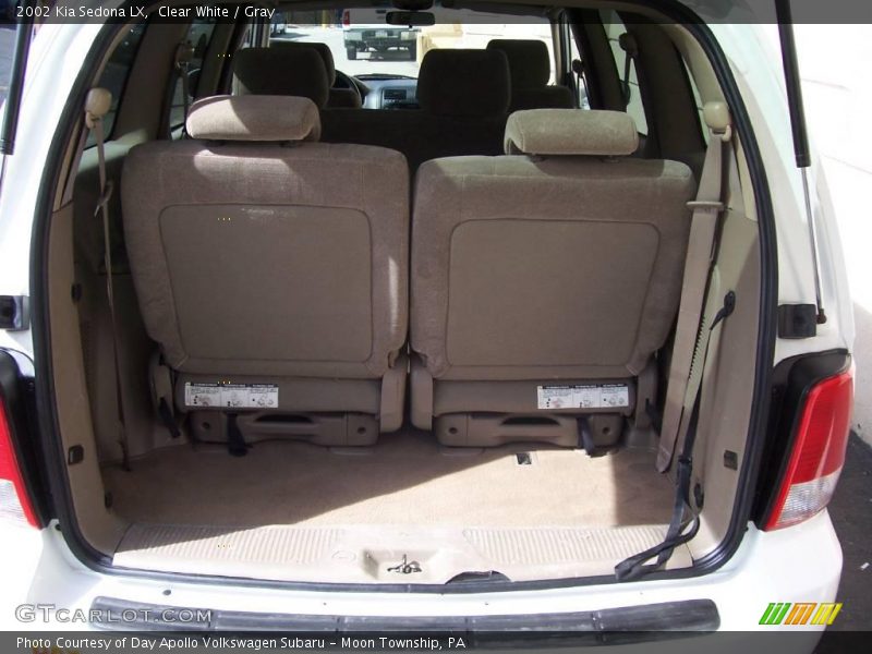 Clear White / Gray 2002 Kia Sedona LX