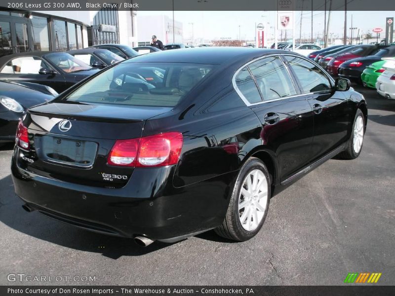 Black Onyx / Black 2006 Lexus GS 300 AWD
