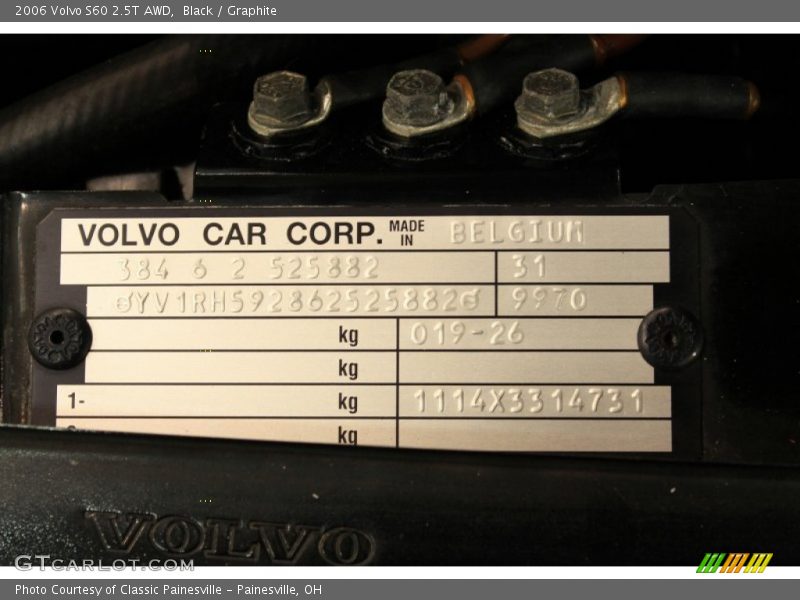 Black / Graphite 2006 Volvo S60 2.5T AWD