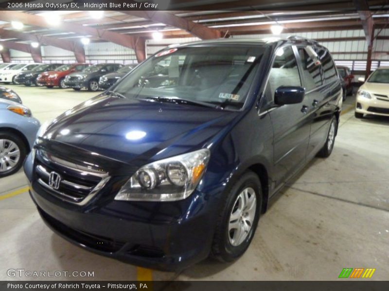 Midnight Blue Pearl / Gray 2006 Honda Odyssey EX