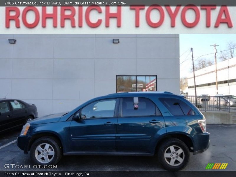 Bermuda Green Metallic / Light Gray 2006 Chevrolet Equinox LT AWD