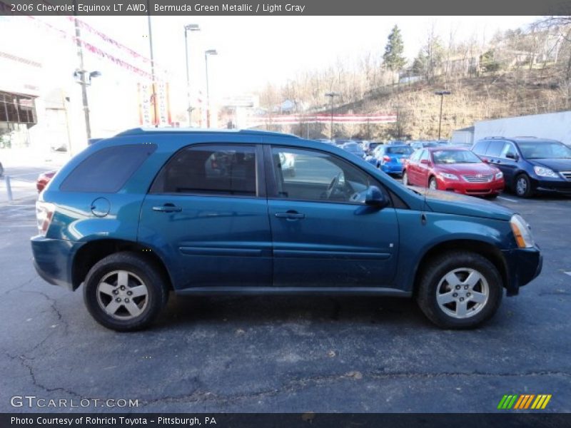 Bermuda Green Metallic / Light Gray 2006 Chevrolet Equinox LT AWD