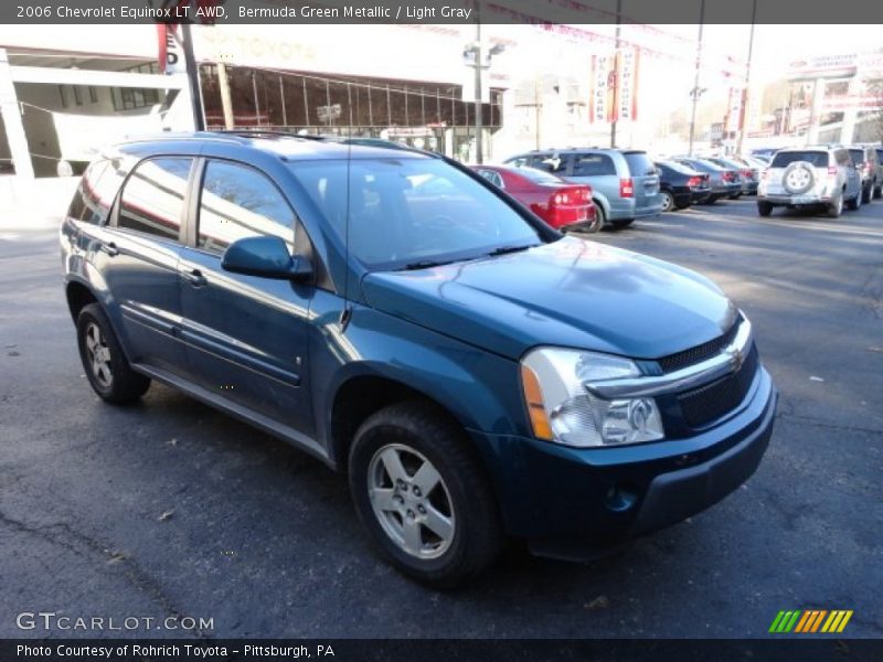 Bermuda Green Metallic / Light Gray 2006 Chevrolet Equinox LT AWD