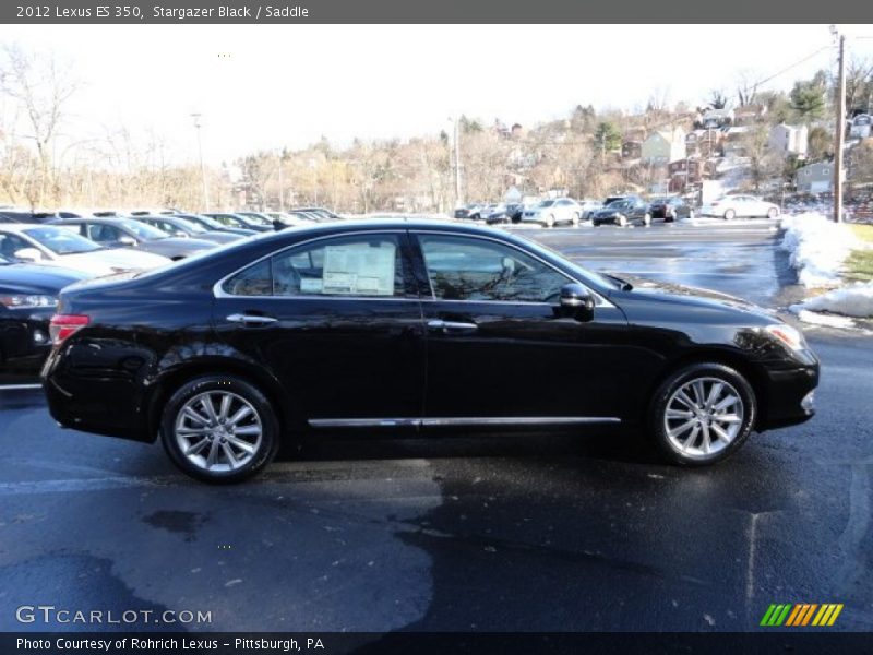 Stargazer Black / Saddle 2012 Lexus ES 350