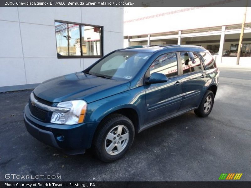 Bermuda Green Metallic / Light Gray 2006 Chevrolet Equinox LT AWD