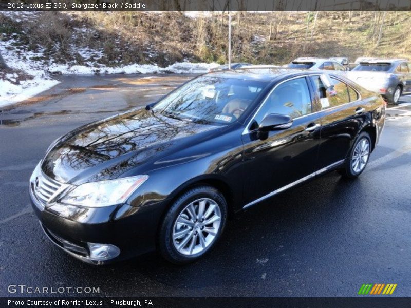 Stargazer Black / Saddle 2012 Lexus ES 350