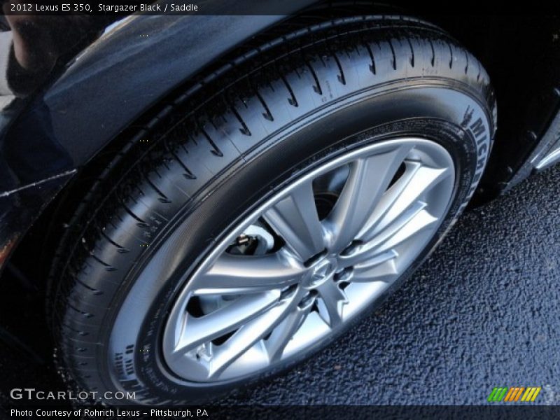 Stargazer Black / Saddle 2012 Lexus ES 350