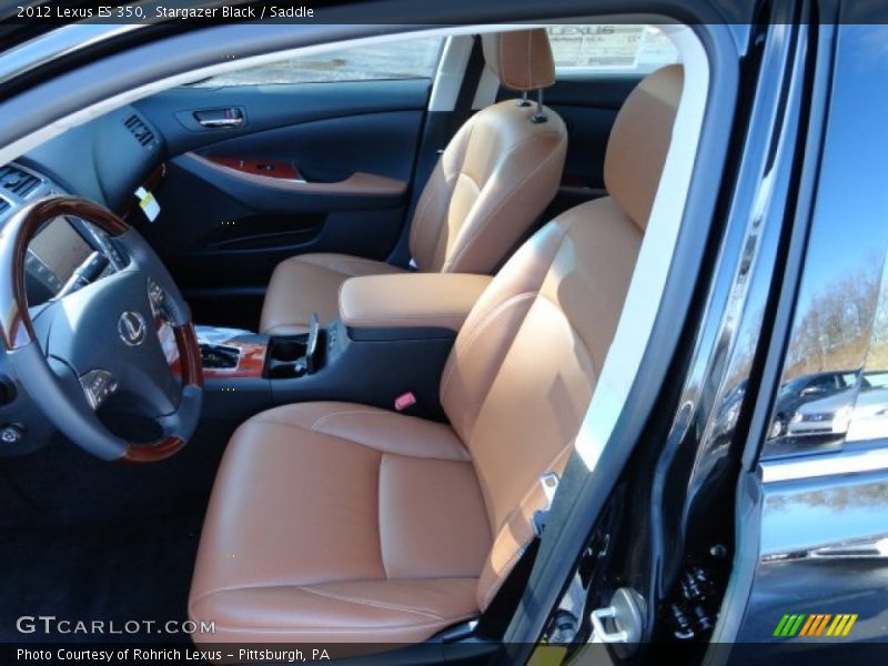 Stargazer Black / Saddle 2012 Lexus ES 350