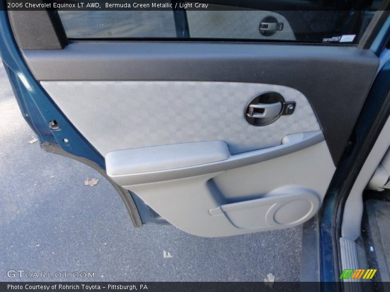 Bermuda Green Metallic / Light Gray 2006 Chevrolet Equinox LT AWD