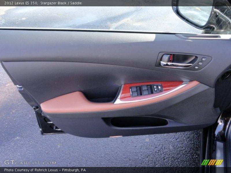 Stargazer Black / Saddle 2012 Lexus ES 350