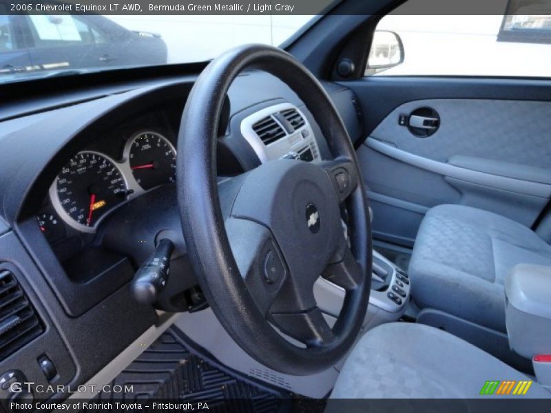 Bermuda Green Metallic / Light Gray 2006 Chevrolet Equinox LT AWD