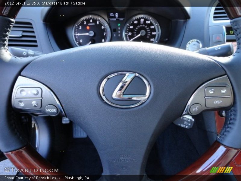 Stargazer Black / Saddle 2012 Lexus ES 350