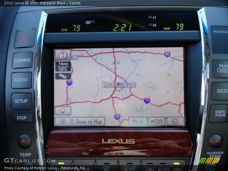 Stargazer Black / Saddle 2012 Lexus ES 350