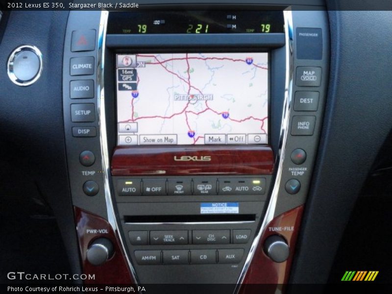 Stargazer Black / Saddle 2012 Lexus ES 350