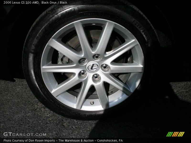 Black Onyx / Black 2006 Lexus GS 300 AWD