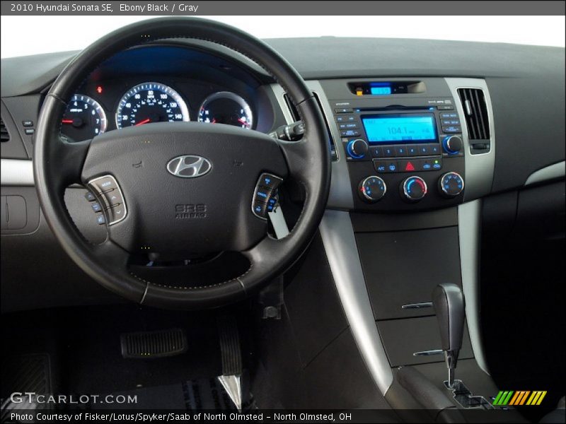 Dashboard of 2010 Sonata SE
