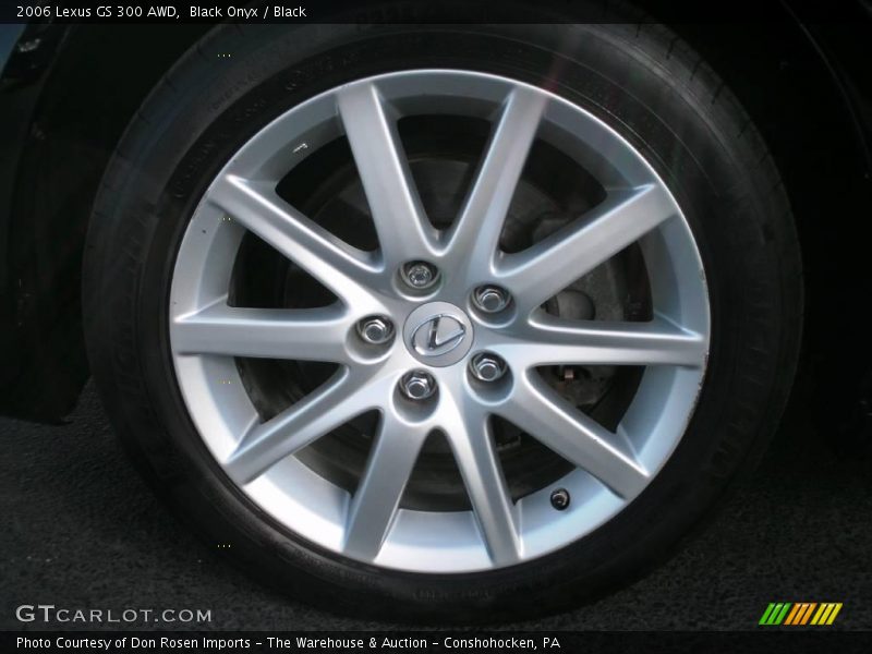 Black Onyx / Black 2006 Lexus GS 300 AWD