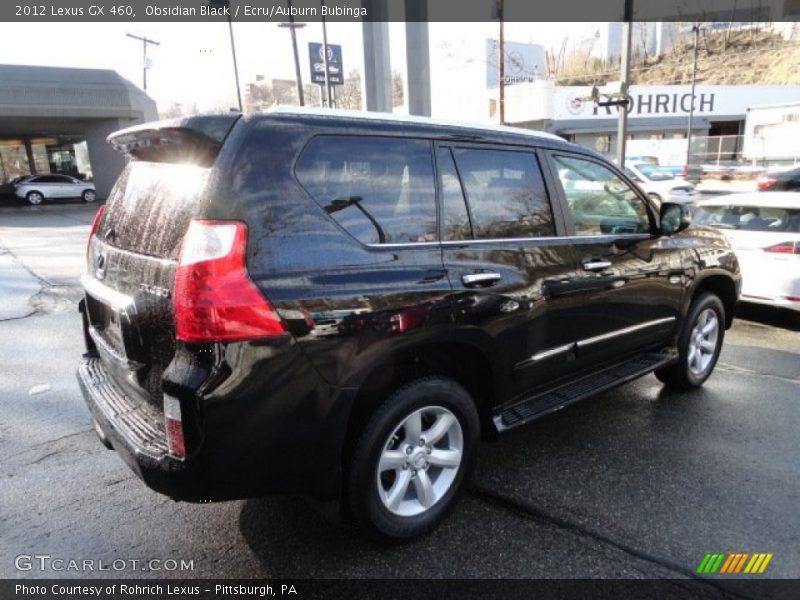 Obsidian Black / Ecru/Auburn Bubinga 2012 Lexus GX 460