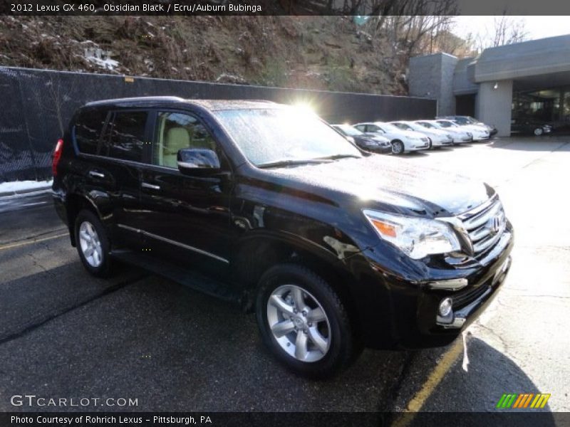 Obsidian Black / Ecru/Auburn Bubinga 2012 Lexus GX 460