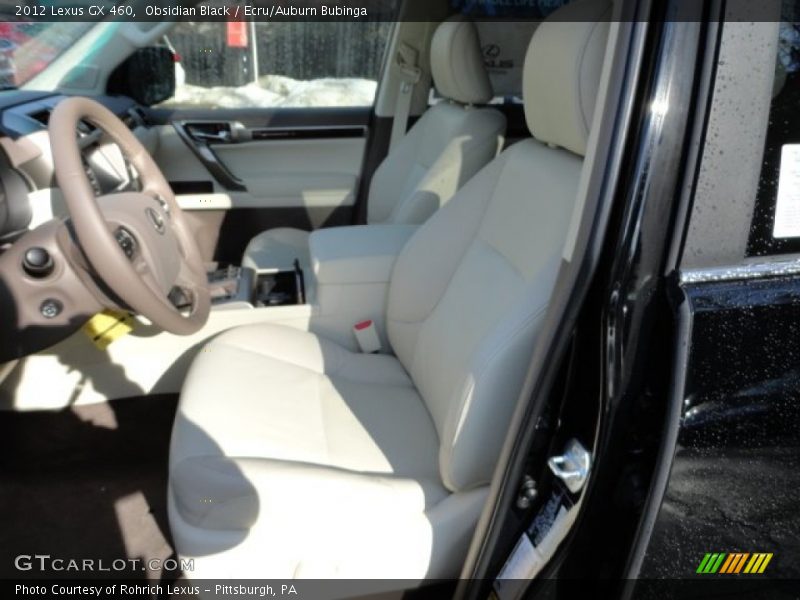 Obsidian Black / Ecru/Auburn Bubinga 2012 Lexus GX 460