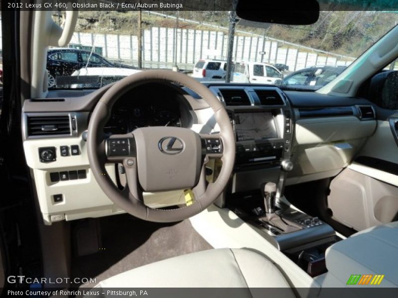 Obsidian Black / Ecru/Auburn Bubinga 2012 Lexus GX 460