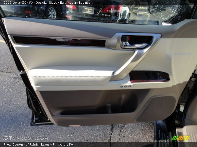 Obsidian Black / Ecru/Auburn Bubinga 2012 Lexus GX 460