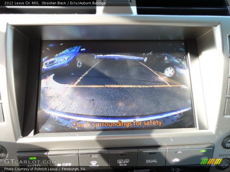 Obsidian Black / Ecru/Auburn Bubinga 2012 Lexus GX 460