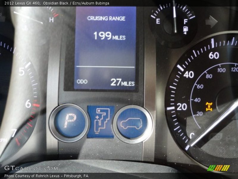 Obsidian Black / Ecru/Auburn Bubinga 2012 Lexus GX 460