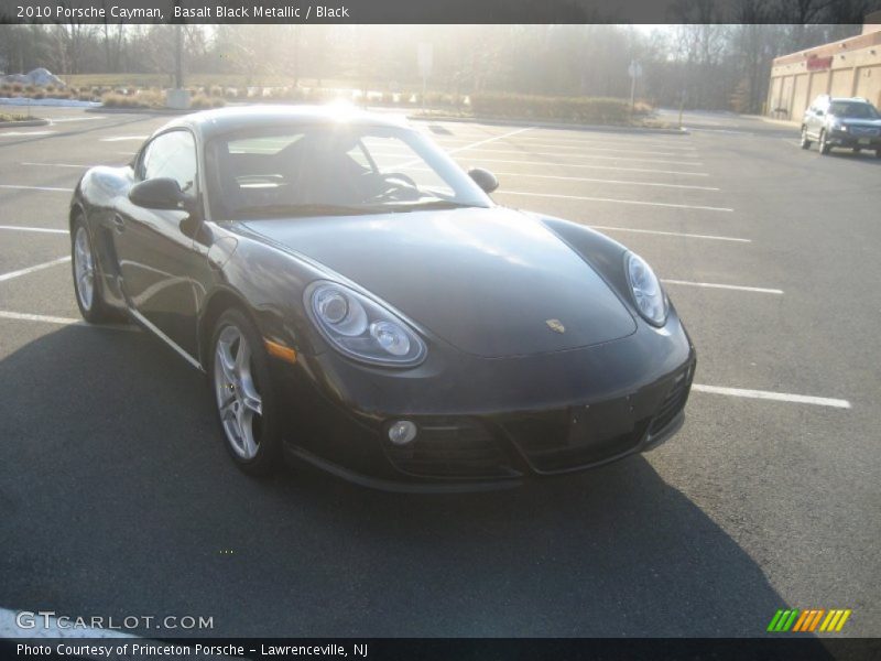 Basalt Black Metallic / Black 2010 Porsche Cayman